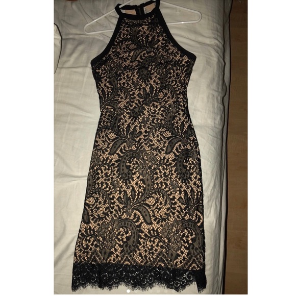 Charlotte Russe Dresses & Skirts - Bodycon 2 layered lace dress